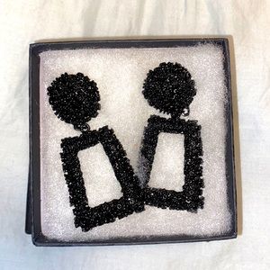 Black earrings